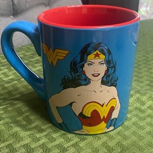 DC Comics Blue and Red Wonder Woman Mug